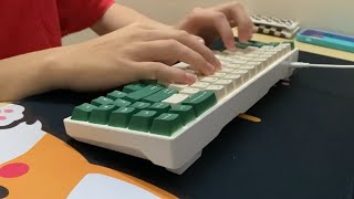 Gateron Pro Milky Yellow  Sound test [upl. by Karli195]