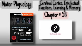 Cerebral Cortex Learning amp Memory  Chapter 58  Motor Physiology  Guyton amp Hall [upl. by Ocisnarf572]