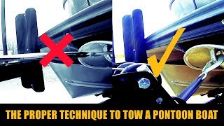 How to tow a pontoon boat  WPM [upl. by Pendergast250]