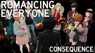 Persona 5 Valentines Day Consequences for Dating Everyone ENGLISH [upl. by Kalvn369]