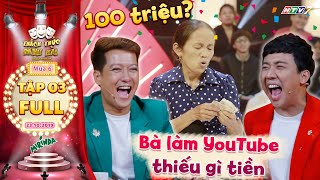 Thách thức danh hài 6  Tập 3 FULL Bà Tân Vlog tuyên bố không cần tiền nhưng lại ẳm luôn 100 triệu [upl. by Elinnet]