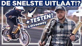 TOP5 Uitlaten testen op Tomos A35 65cc Opvoeren  TOMOSHOP [upl. by Dekow]