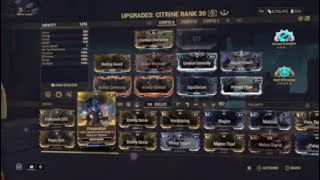 Warframe Citrine green shard Build Good for level cap [upl. by Anaujait]