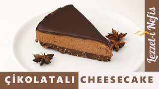 Çikolatalı Cheesecake Tarifi  Pratik ve Kolay Cheesecake nasıl yapılır [upl. by Keely]