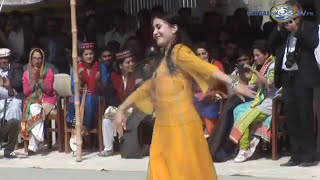 girl dance in Gilgit festival  Global TV  Gilgit presented traditional dance [upl. by Gypsy]