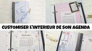 DIY customiser l’intérieur de son agenda partie 2 [upl. by Cappella]