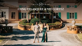 Cong Velasquez and Viy Cortez Prenuptial Film THE MAKING  Video by Nice Print [upl. by Gabbey]