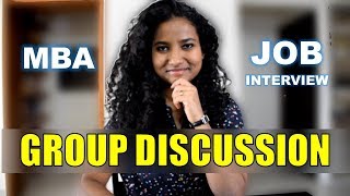 How to Prepare For Group Discussions  GD Topics with Answers  Job Interview  MBA [upl. by Timotheus]