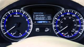 2014 Infiniti QX60  Vehicle Information Display [upl. by Kellsie]