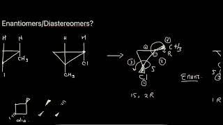 Enantiomers or Diastereomers  CYCLIC  Organic Chemistry [upl. by Bernelle]