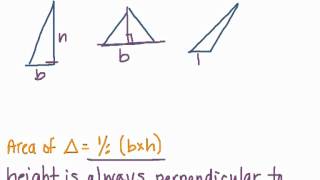 How To Find Base and Height on Triangles [upl. by Cart]