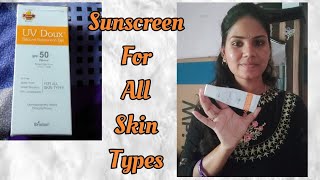 Sunscreen For All Skin Types sunscreen skincare Shivanikarangula viral acneproneskin viral [upl. by Nivrae]