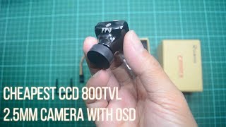 Eachine C800T CCD 800TVL FPV Camera with OSD from Banggood [upl. by Draper631]