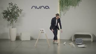 Nuna BRYN High Chair  Installation Video [upl. by Erastus]