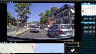 The journey from Corfu Airport to Arillas recorded with a Dash Cam It also shows GPS [upl. by Penn552]