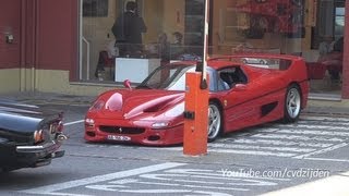 Supercars in Maranello Ferrari F50 599 Zonda S 458 and more [upl. by Craddock]