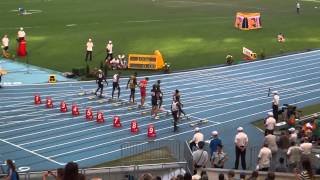 World Athletics Championships Moscow 2013 100m SemiFinal 2 [upl. by Oakleil]