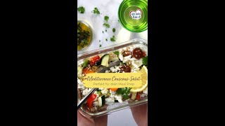 Meal Prep Salat mediterran mit Feta [upl. by Warms837]