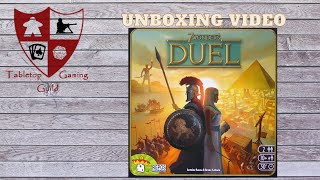 7 Wonders Duel Board Game Unboxing [upl. by Delisle]