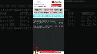 OpenShift Training amp Certification  RedHat  Hyderabad  India openshift hyderabad redhat ex280 [upl. by Dnaleel]