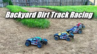 Backyard Dirt Track  WLTOYS 284161 128 RC 4x4 Racing [upl. by Eylsel]