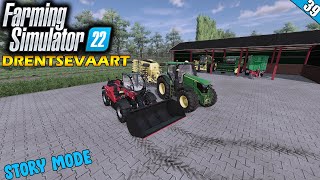 BOERDERIJ VEKROCHT amp NIEUWE SPULLEN Farming Simulator 22 Story Mode 39 [upl. by Schilling]