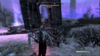 Skyrim DLC Spell Tome Conjure Wraithman [upl. by Aihsas]