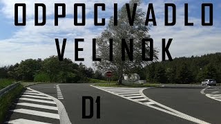 Dialnica D1  Najkrajsie odpocivadlo VELINOK  Liptovsky Mikulas  1080p [upl. by Ardnaeel]