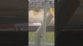 brands hatch 2024 paddock hill bend crash [upl. by Atekahs]