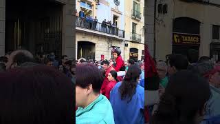 Vibrant Moments with Castellers de Barcelona in Gràcia  Catalan Tradition 2024 [upl. by Ydollem426]