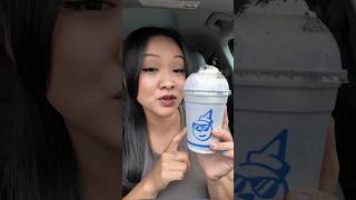 Ube milkshake from Jack in the box Youtubeshorts shorts mukbang milkshake jackinthebox [upl. by Assirram419]