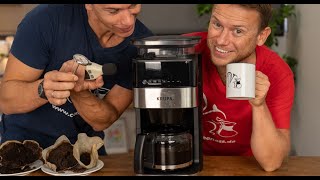 Kaffeemaschine mit Mahlwerk im Test Krups Grind Aroma [upl. by Pinzler122]