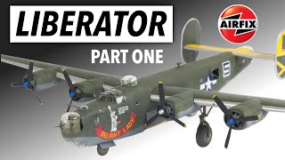 2024 BRAND NEW AIRFIX B24 LIBERATOR  build part one [upl. by Cirillo]