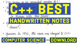 C programming Handwritten Notes  New c notes PDF Download  c Programming  Notesplanet [upl. by Nayarb]