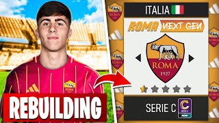 NUOVA CARRIERA CON LA ROMA NEXT GEN DALLA SERIE C ALLA CHAMPIONS LEAGUE [upl. by Horner]