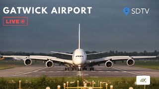 SDTV Thursdays  Gatwick Airport Live  EGKKLGW  25th July 2024 [upl. by Torbart]