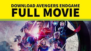 How to Download AVENGERS ENDGAME 2019 Full Movie in HD in Hindi [upl. by Yeroc]