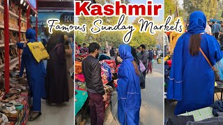 Reality of 👉Famous Sunday Market amp 👉Goni Khan Market Srinagar Srinagar ki Famous Ladies Markets [upl. by Weaks]