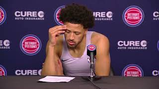 Were not 226 bad No way  Cade Cunningham after Pistons 25thstraight loss  NBA on ESPN [upl. by Hcurab965]