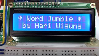 HariFun 180  Arduino Word Jumble [upl. by Eelamme]