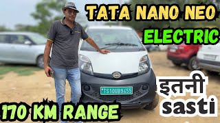 Tata nano neo electric Car 🚙  Electric Cars under 5 lac  सिर्फ 1 घंटे में Full Charge [upl. by Atterual866]