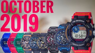 OCTOBER 2019 New release GShock watches  Thoughts amp First Impressions [upl. by Olia]