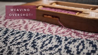 Learn How to Weave Overshot on a 4shaft Weaving Loom [upl. by Arama]