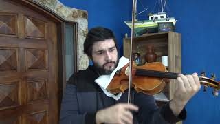 Ferdinand Kuchler  Violin Concertino  Op 11  1 Mov [upl. by Olonam]