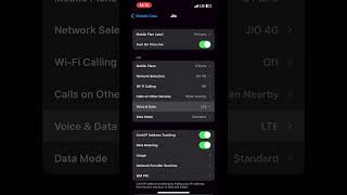 How to enable 5G on your iPhone  Jio and Airtel shorts [upl. by Aulea122]