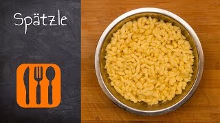 Spätzle selber machen  Basics 4 [upl. by Lrac]