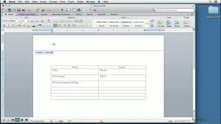 Video Production Tutorial  Setting up a twocolumn script in Microsoft Word [upl. by Aitas744]