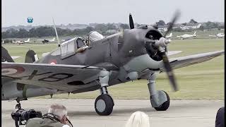 Curtiss Hawk P36 what a unique plane seeing at Duxford [upl. by Yesima]