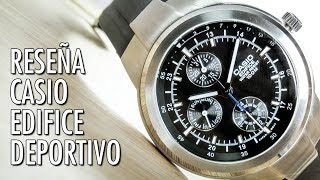 Reseña Casio Edifice EF305 Reloj Deportivo de Cuarzo en Español [upl. by Brandice]