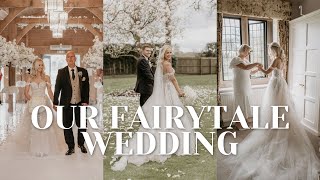 OUR FAIRYTALE WEDDING  Spring 2024  Colshaw Hall  Enzoani dress  White wedding  Magical venue [upl. by Montague]